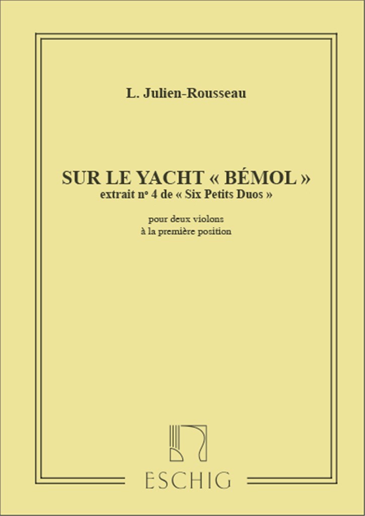 Rousseau Sur Le Yacht 2V